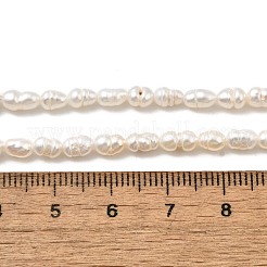 Natural Cultured Freshwater Pearl Beads Strands&nbsp;PEAR-I007-01M-01A
