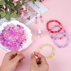 ガラスビーズ  ラウンド＆ヒトデ＆フィッシュ＆ロンデル  混合スタイル  ファイヤーブリック  2.5~14x2.5~13.5x2~8.5mm  穴：1~1.4mm  約200~300個/袋  2袋/箱&nbsp;GLAA-SZ0001-94H