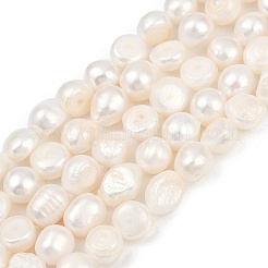 Natural Cultured Freshwater Pearl Beads Strands&nbsp;PEAR-P064-20L-01A
