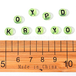 Transparent Light Green Acrylic Beads&nbsp;TACR-YW0001-09B
