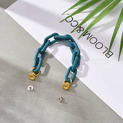 Rubberized Style Acrylic Cable Chain Phone Case Chain&nbsp;HJEW-JM00492-01