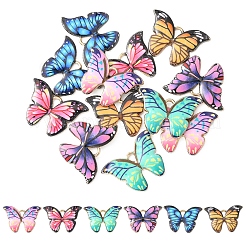 12Pcs 6 Colors Printed Alloy Pendants&nbsp;FIND-FS0001-28