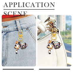 1Pc Alloy Enamel Pendant Decorations&nbsp;HJEW-TA0001-25