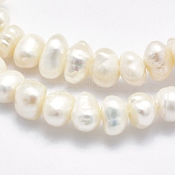 Natural Cultured Freshwater Pearl Beads Strands&nbsp;X-PEAR-F007-50