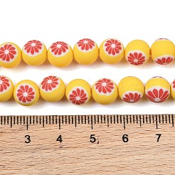 Handmade Polymer Clay Beads Strands&nbsp;PY-CBAEC33-02N
