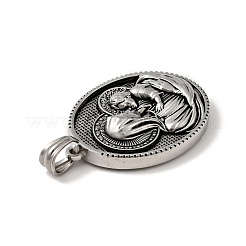 Tibetan Style 304 Stainless Steel Pendants&nbsp;STAS-G275-06AS