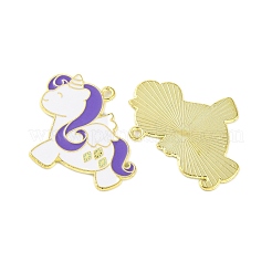 Golden Plated Alloy Enamel Pendants&nbsp;ENAM-Z017-01G