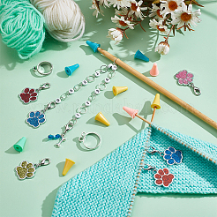 Dog Paw Print DIY Knitting Tool Sets&nbsp;HJEW-NB00075