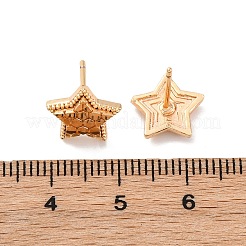 Brass Stud Earrings&nbsp;EJEW-D288-14G