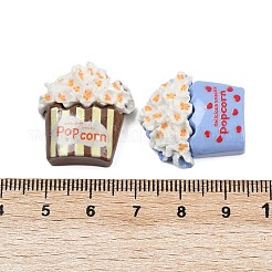 オペーク樹脂カボション  ポップコーン  ミックスカラー  24x22x9.5mm&nbsp;FIND-Z077-12