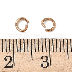 304 Stainless Steel Open Jump Rings&nbsp;STAS-Z150-01A-RG