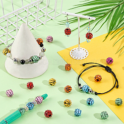 28Pcs 7 Colors Opaque Acrylic Beads&nbsp;SACR-PH0002-33