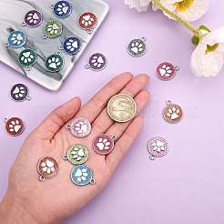 20Pcs 10 Colors Enamel Charms&nbsp;ENAM-SZ0001-95