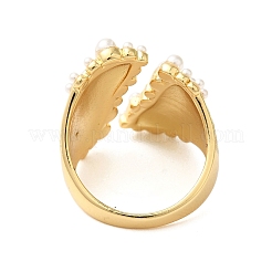 Brass Open Cuff Rings&nbsp;RJEW-A046-01G