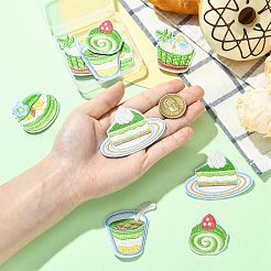 10Pcs 5 Styles Computerized Embroidery Cloth Iron On/Sew On Patches&nbsp;DIY-CJ0003-18