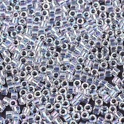 MIYUKIデリカビーズ  シリンダー  日本製シードビーズ  11/0  （db0051)クリスタルab  1.3x1.6mm  穴：0.8mm  約2000個/10g&nbsp;X-SEED-J020-DB0051