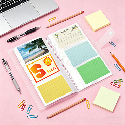 3 Inch 240-Pocket Plastic Photocard Storage Albums with Press Stud&nbsp;AJEW-WH0752-817A