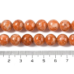 Natural Orange Calcite Beads Strands&nbsp;G-I247-10C-01