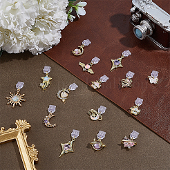 15Pcs Gothic PVC Mobile Dustproof Plugs&nbsp;HJEW-ME00119