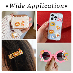 40Pcs 4 Styles Afternoon Tea Theme Opaque Resin Cabochonss&nbsp;RESI-TA0004-92
