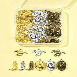 45Pcs 9 Style Tibetan Style Alloy Pendants&nbsp;FIND-FS0003-56