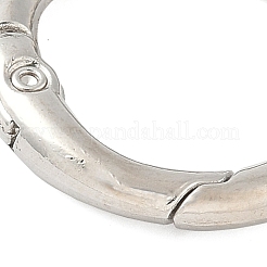 合金プッシュ式リングカン  プラチナ  23.5x4mm&nbsp;FIND-H049-04C-P
