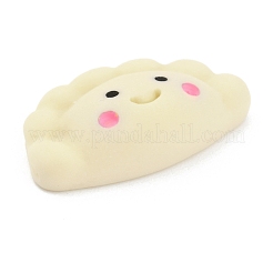不透明樹脂デコデンカボション  模造食品  餃子  リネン  14.5x24.5x6.5mm&nbsp;CRES-P012-A01