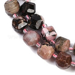 Natural Rhodonite Beads Strands&nbsp;G-B125-O07-01