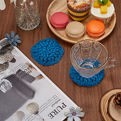 Bohemian Cotton Thread Coaster&nbsp;AJEW-WH20020-130