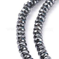 Non-Magnetic Synthetic Hematite Beads Strands&nbsp;X-G-Q422