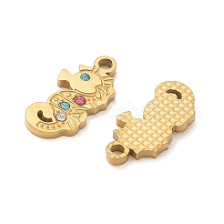 304 Stainless Steel Rhinestone Pendants&nbsp;RB-CBA7A56-09G-01