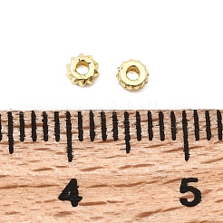 Flat Round Brass Beads&nbsp;KK-H520-05A-G