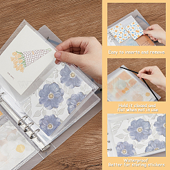4 Styles A5 PP Loose Leaf Card Ticket Storage Bag&nbsp;AJEW-DC0001-80