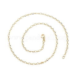 Brass Figaro Chains Necklace for Women&nbsp;NJEW-P265-02A-G