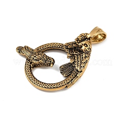 304 Stainless Steel Pendants&nbsp;STAS-V012-03AG