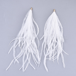 Ostrich Feather Tassel Big Pendant Decorations&nbsp;FIND-S302-08A