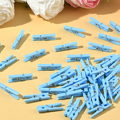 100Pcs DIY Wood Photo Paper Craft Clips&nbsp;AJEW-SP0003-42B