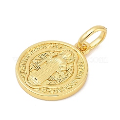 Brass Micro Pave Cubic Zirconia Pendants&nbsp;KK-A241-04G