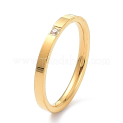 Crystal Rhinestone Finger Ring for Girl Women&nbsp;RJEW-C012-03E-G