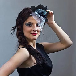 12Pcs 3 Styles EVA Cloth Mini Hat Fascinator Base&nbsp;AJEW-BC0007-02