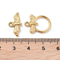 Ion Plating(IP) 304 Stainless Steel Toggle Clasps&nbsp;X-STAS-A092-06B-G