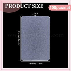 100Pcs PP Plastic Tape Sample Board&nbsp;KY-WH0001-088