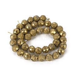 Electroplate Natural Druzy Geode Quartz Crystal Beads Strands&nbsp;G-I250-04B