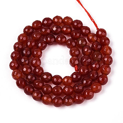 Dyed Natural White Jade Beads Strands&nbsp;X-G-T139-6mm-60-11