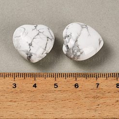 Natural Howlite Heart Love Stone&nbsp;GG-CBAA0EE-03-21