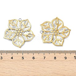 Two Tone Textured 304 Stainless Steel Pendants&nbsp;STAS-T076-03GP
