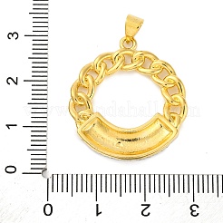 Rack Plating Brass Micro Pave Cubic Zirconia Pendants&nbsp;KK-M021-07G-02