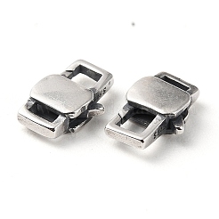 タイスターリングシルバーカニカン925個  スタンプ925個付き  アンティークシルバー  11x7.3x3mm  穴：3x1.2mm&nbsp;STER-D003-01B-P