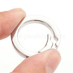 Tarnish Resistant 304 Stainless Steel Spring Gate Rings&nbsp;STAS-I133-14B