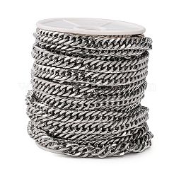 Tarnish Resistant 201 Stainless Steel Double Link Chains&nbsp;CHS-A003E-2.0mm
